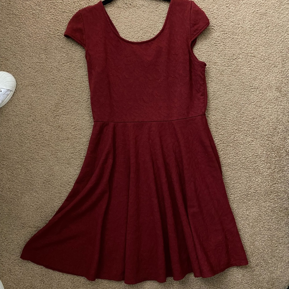 Maroon dress